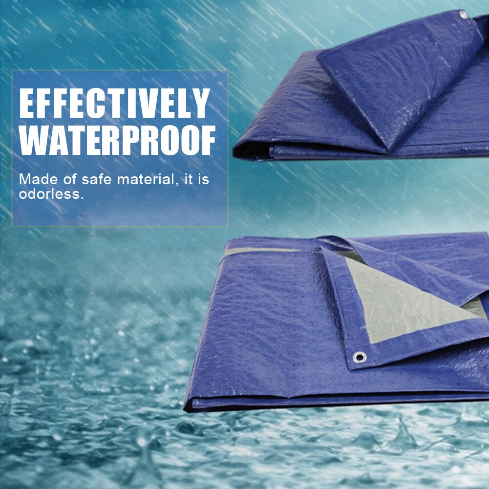 Cheap Goat Tents Heavy Duty Canopy Tarp Ground Camping Sheet Waterproof Camping Tarpaulin Cover Simple Tent 4 Sizes Camping Accessories   